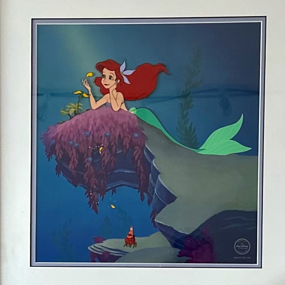 Walt Disney Co. 1997 Little Mermaid "He Loves Me" Sericel Limited Edition